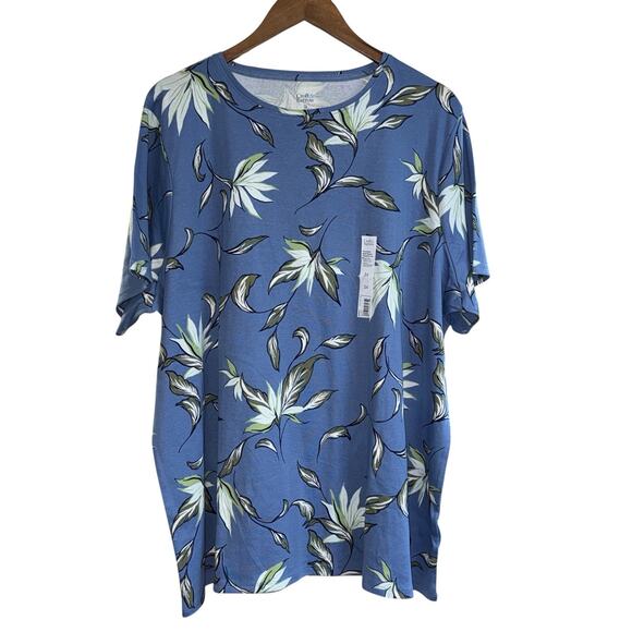 croft & barrow Tops - CROFT & BARROW MULTICOLOR WOMEN'S THE CLASSIC CREWNECK SHORT SLEEVE TEE SZ/ 3X